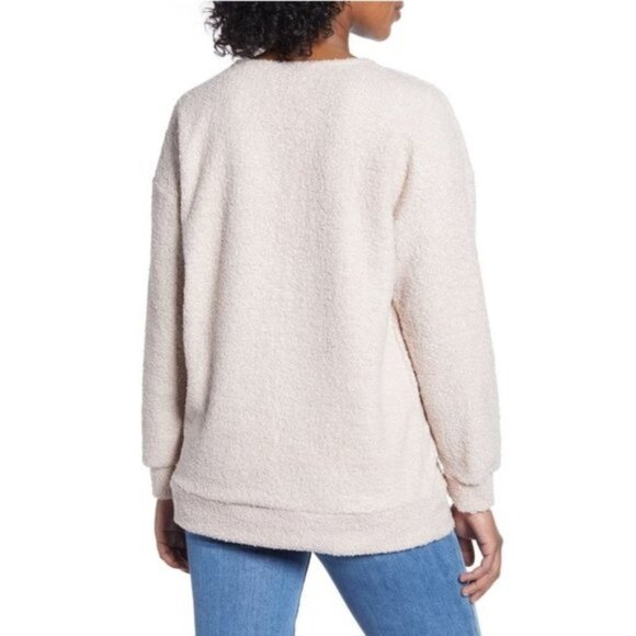 Caslon Faux Shearling Teddy Sweater - Picture 2 of 5